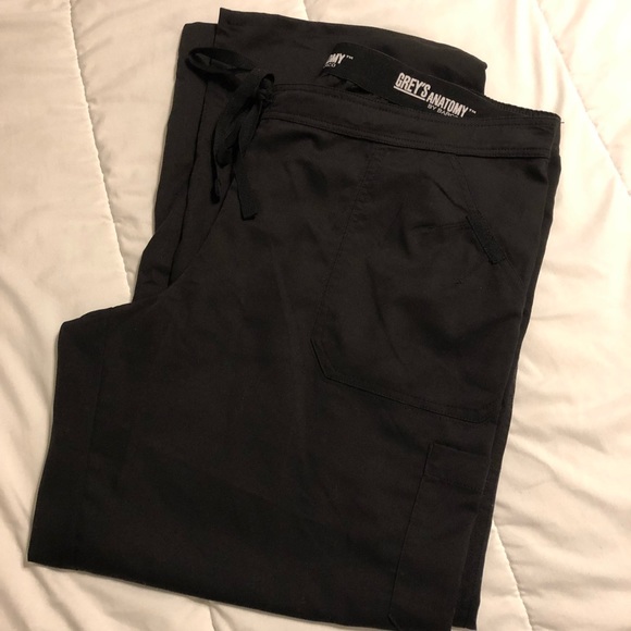 Grey's Anatomy Pants - Grey’s Anatomy by Barco Black Scrub Pants XL